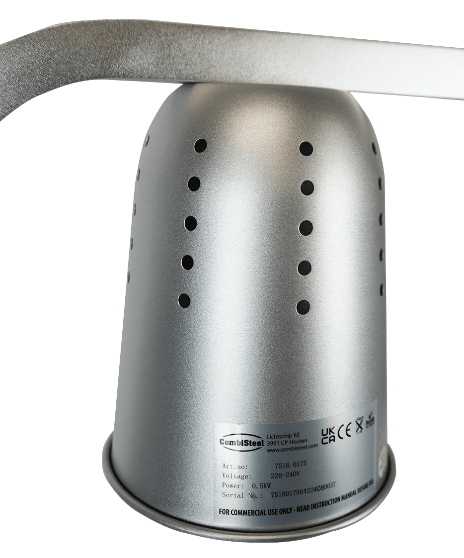 WARMHOUDLAMP ZILVER - aanvullende productfoto 6
