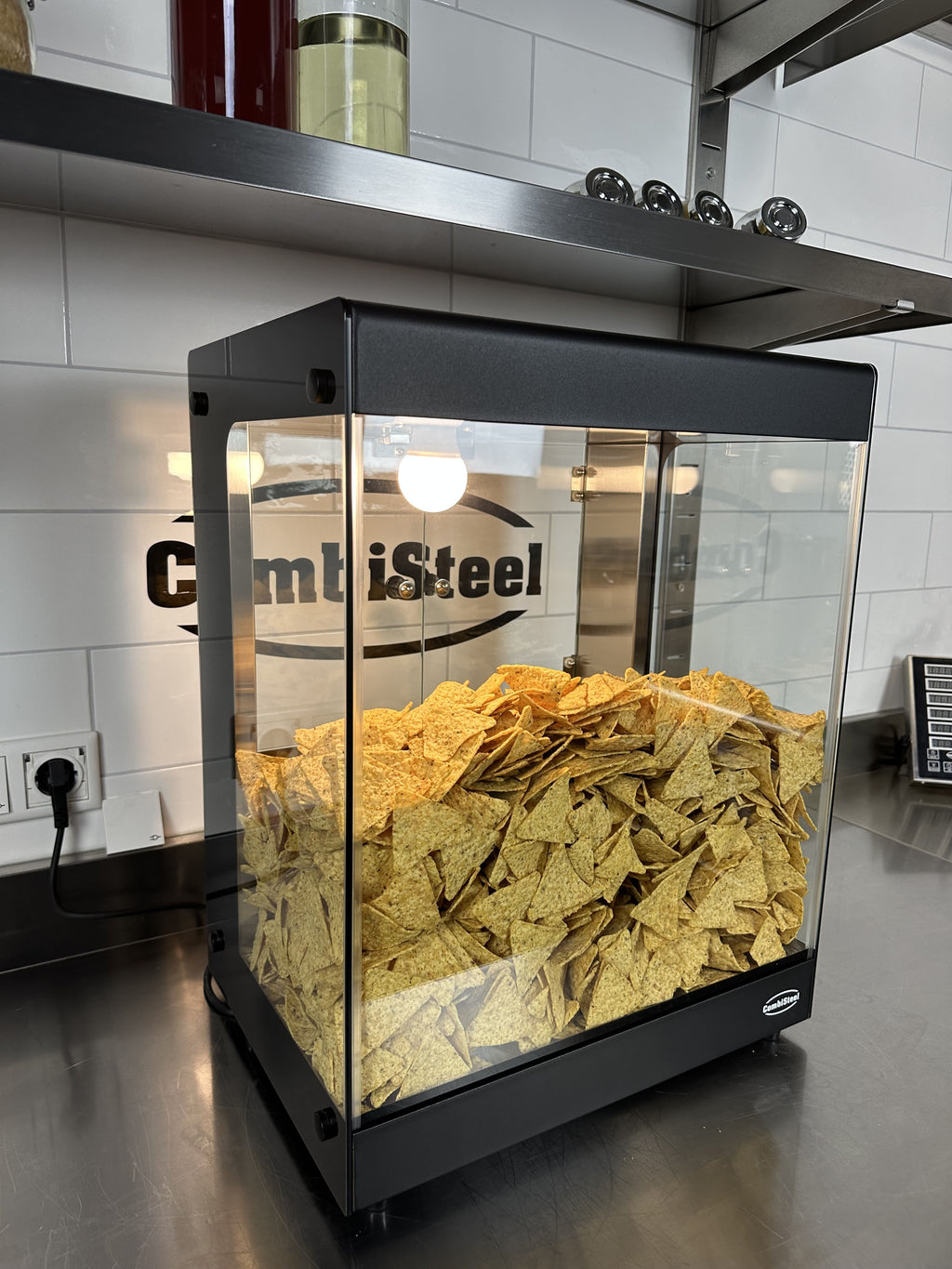 NACHO WARMER - in gebruik