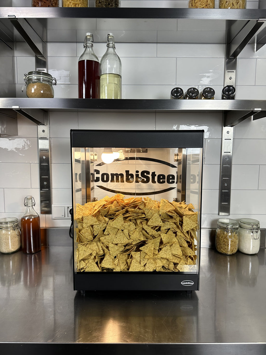 NACHO WARMER - in gebruik