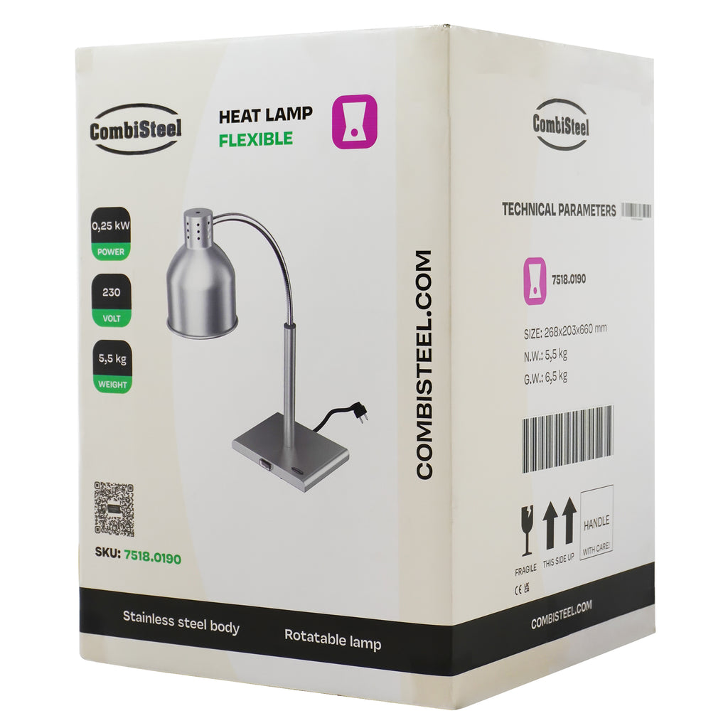 FLEXIBELE WARMHOUDLAMP ZILVER - aanvullende productfoto 6