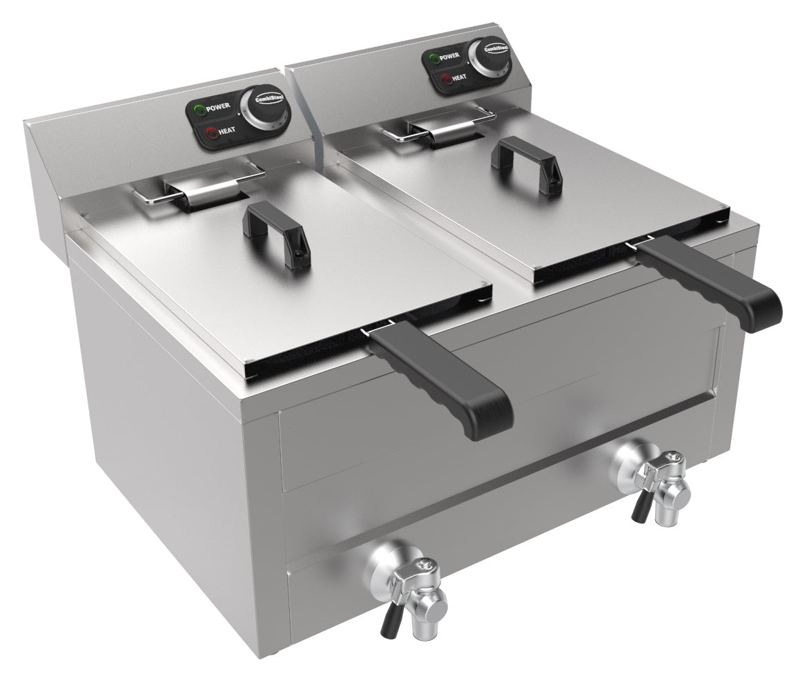 FRITEUSE TAFEL 2X8L 2X3KW - 7518.0205
