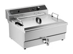 ELEKTRISCHE TAFELFRITEUSE 25L - MET AFTAPKRAAN - 7518.0210