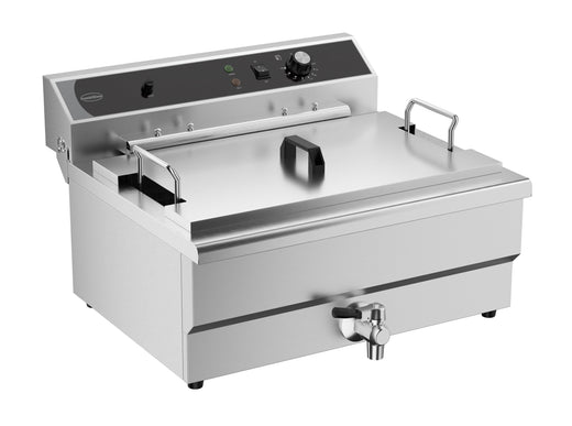 Elektrische tafelfriteuse 25 l - met aftapkraan - Combisteel 7518.0210