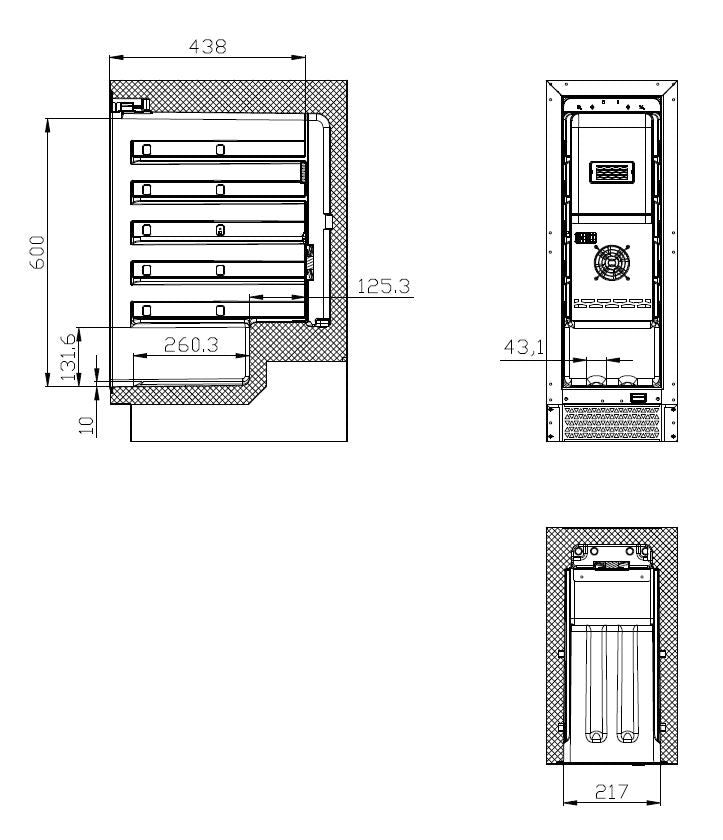 WIJNKOELKAST 50L SINGLE ZONE - aanvullende productfoto 3
