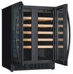 WIJNKOELKAST 2 DEUREN 100L DUAL ZONE - aanvullende productfoto 2