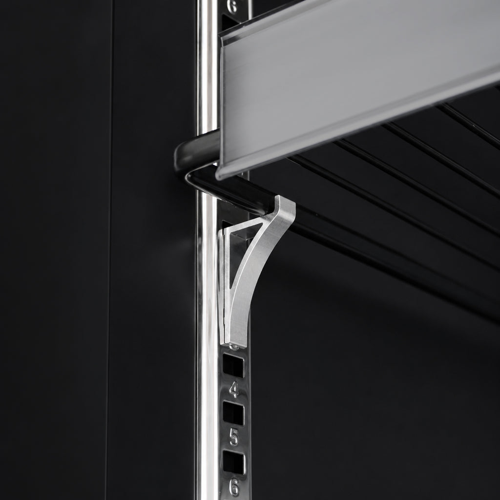 KOELKAST 1 GLASDEUR ZWART - aanvullende productfoto 9