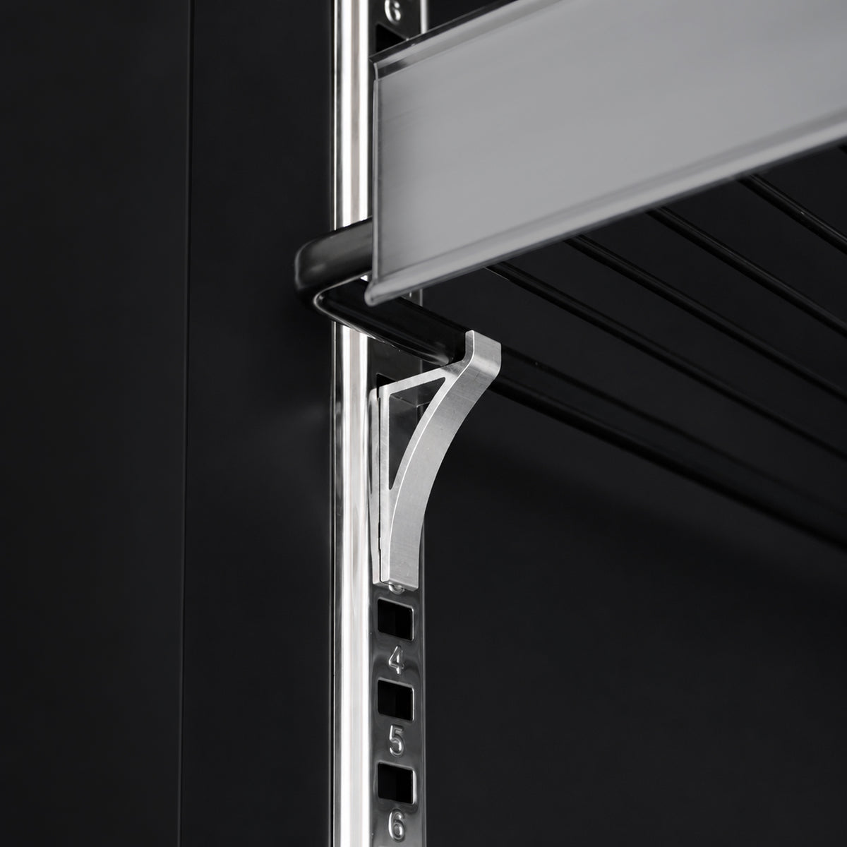 KOELKAST 1 GLASDEUR ZWART - aanvullende productfoto 9