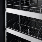 KOELKAST 1 GLASDEUR ZWART - aanvullende productfoto 10