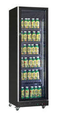 KOELKAST 1 GLASDEUR ZWART - 7526.0005