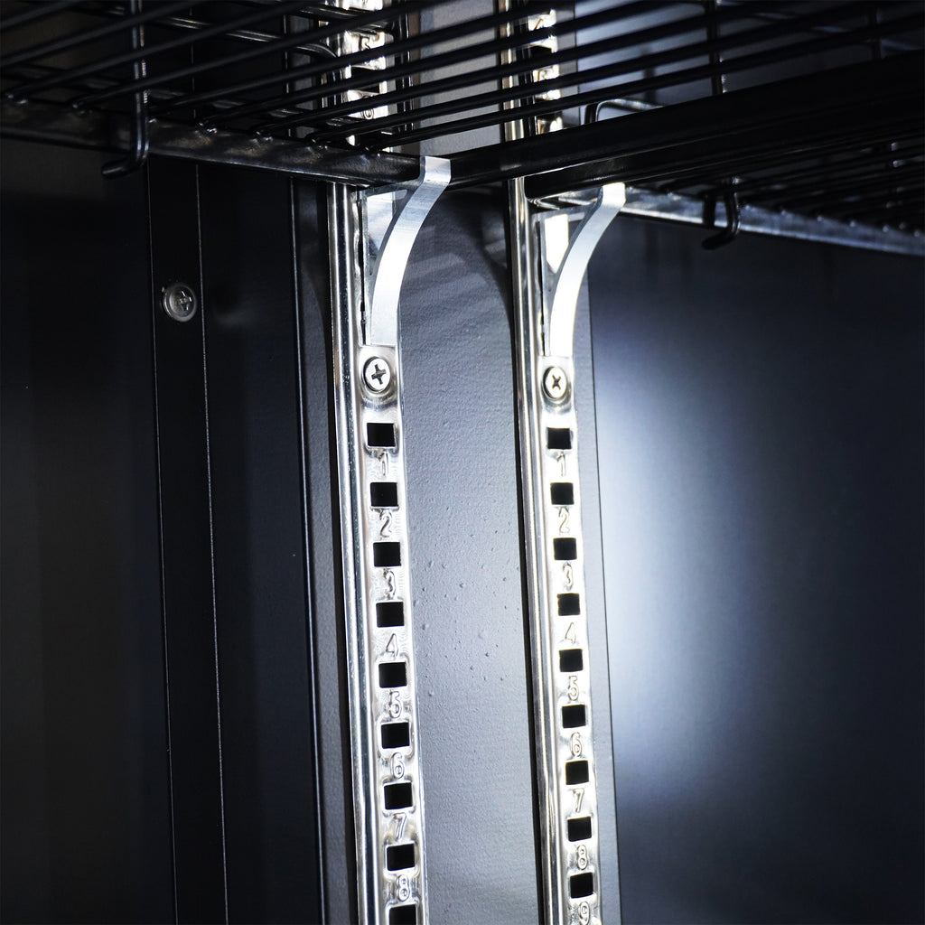 KOELKAST 2 GLASDEUREN ZWART - aanvullende productfoto 11