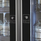 KOELKAST 2 GLASDEUREN ZWART - aanvullende productfoto 9