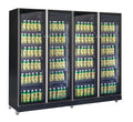 KOELKAST 4 GLASDEUREN ZWART - 7526.0020