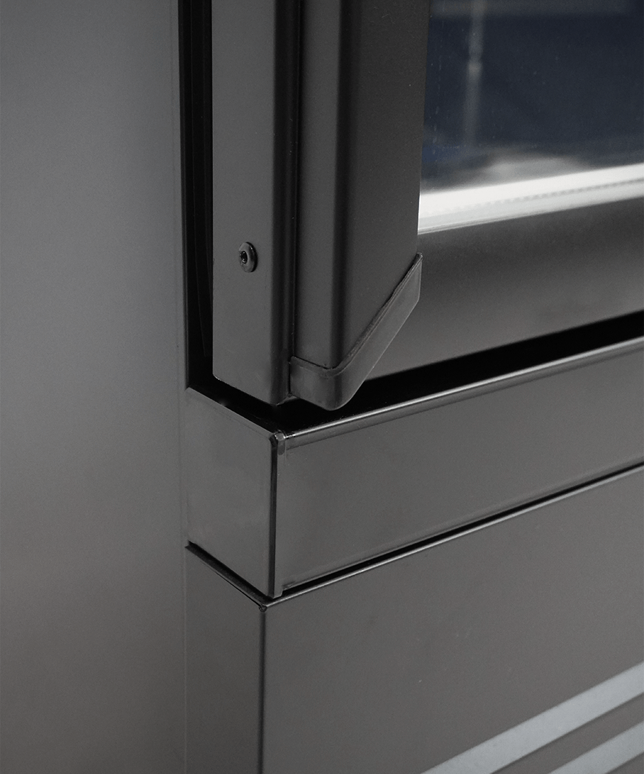 KOELKAST 1 GLASDEUR ZWART CEB-500R BL - aanvullende productfoto 12