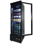 KOELKAST 1 GLASDEUR ZWART CEB-500R BL - aanvullende productfoto 5