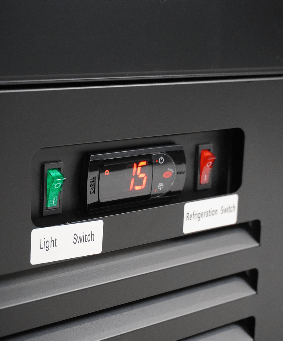 KOELKAST 1 GLASDEUR ZWART CEB-500R BL - aanvullende productfoto 7