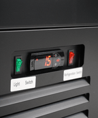 KOELKAST 1 GLASDEUR ZWART CEB-500R BL - aanvullende productfoto 7