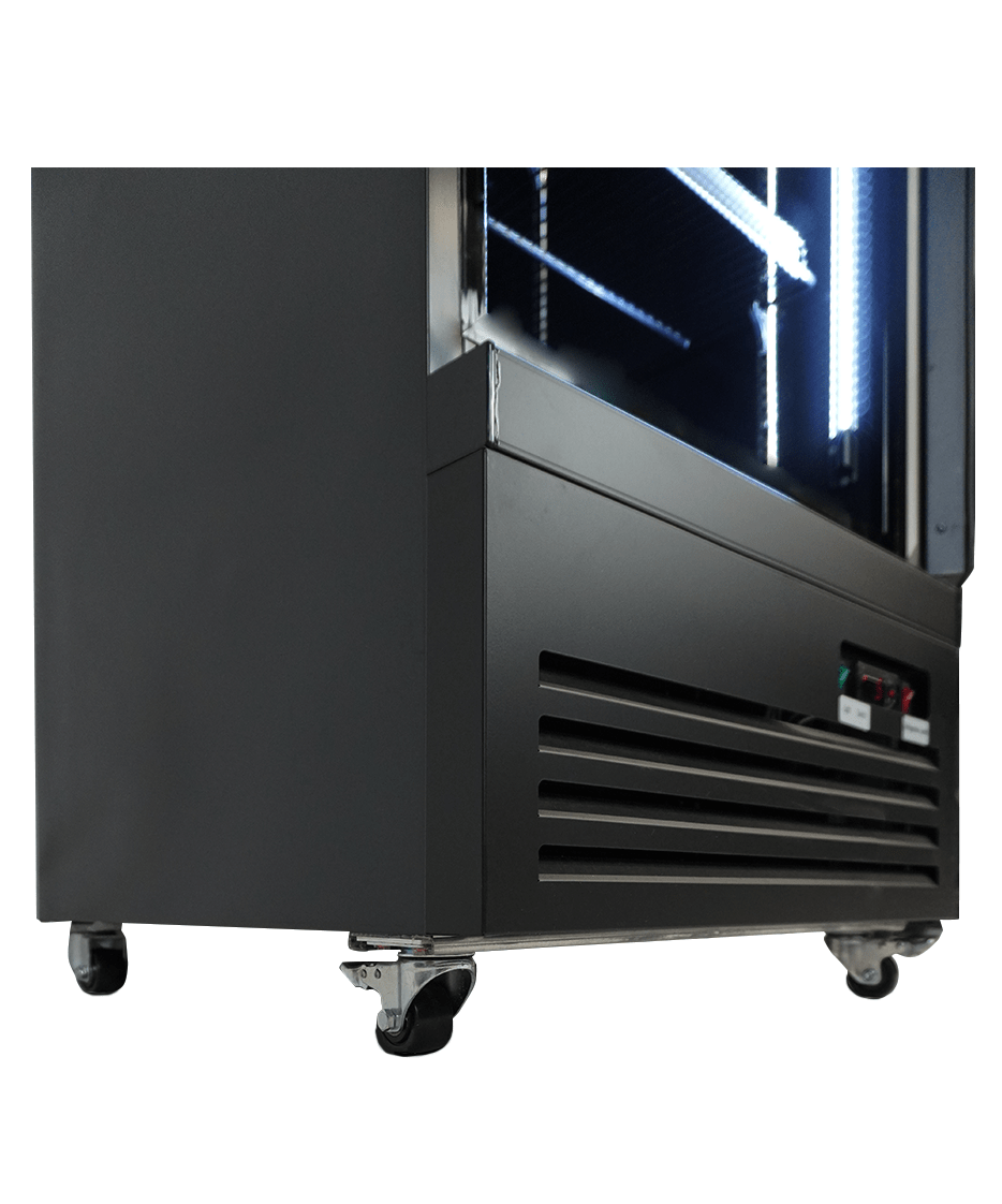 KOELKAST 1 GLASDEUR ZWART CEB-500R BL - aanvullende productfoto 6