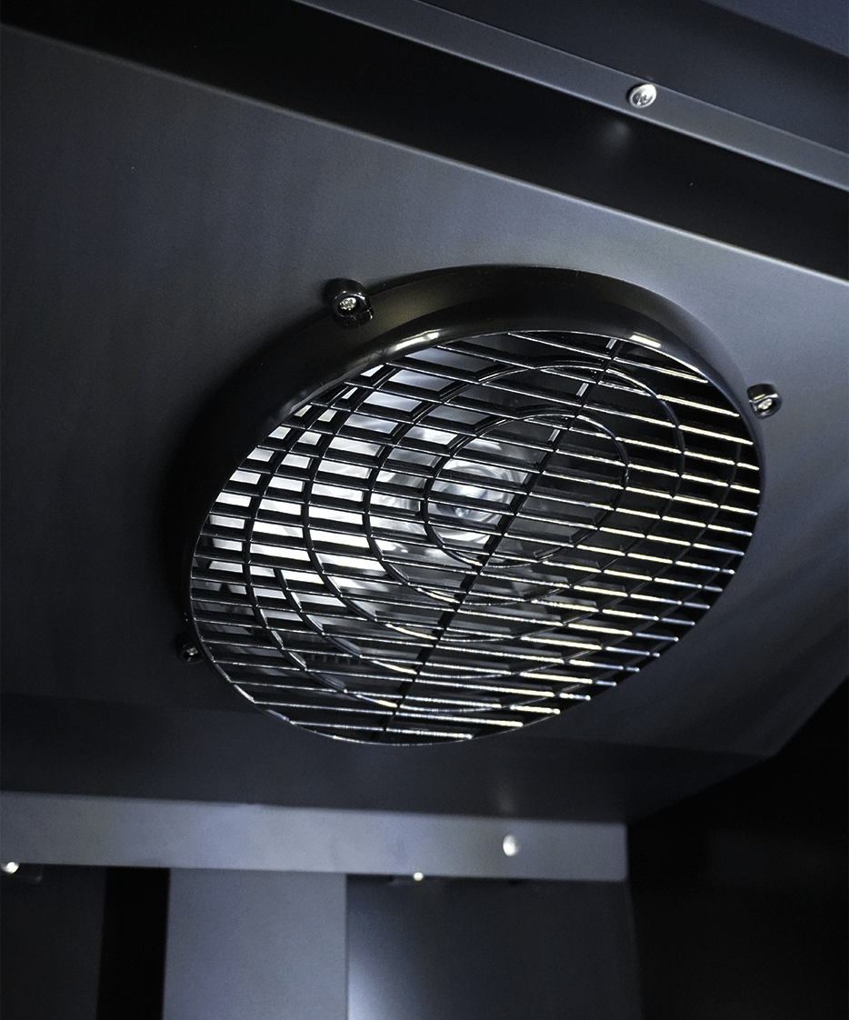 KOELKAST 1 GLASDEUR ZWART CEB-500R BL - aanvullende productfoto 10