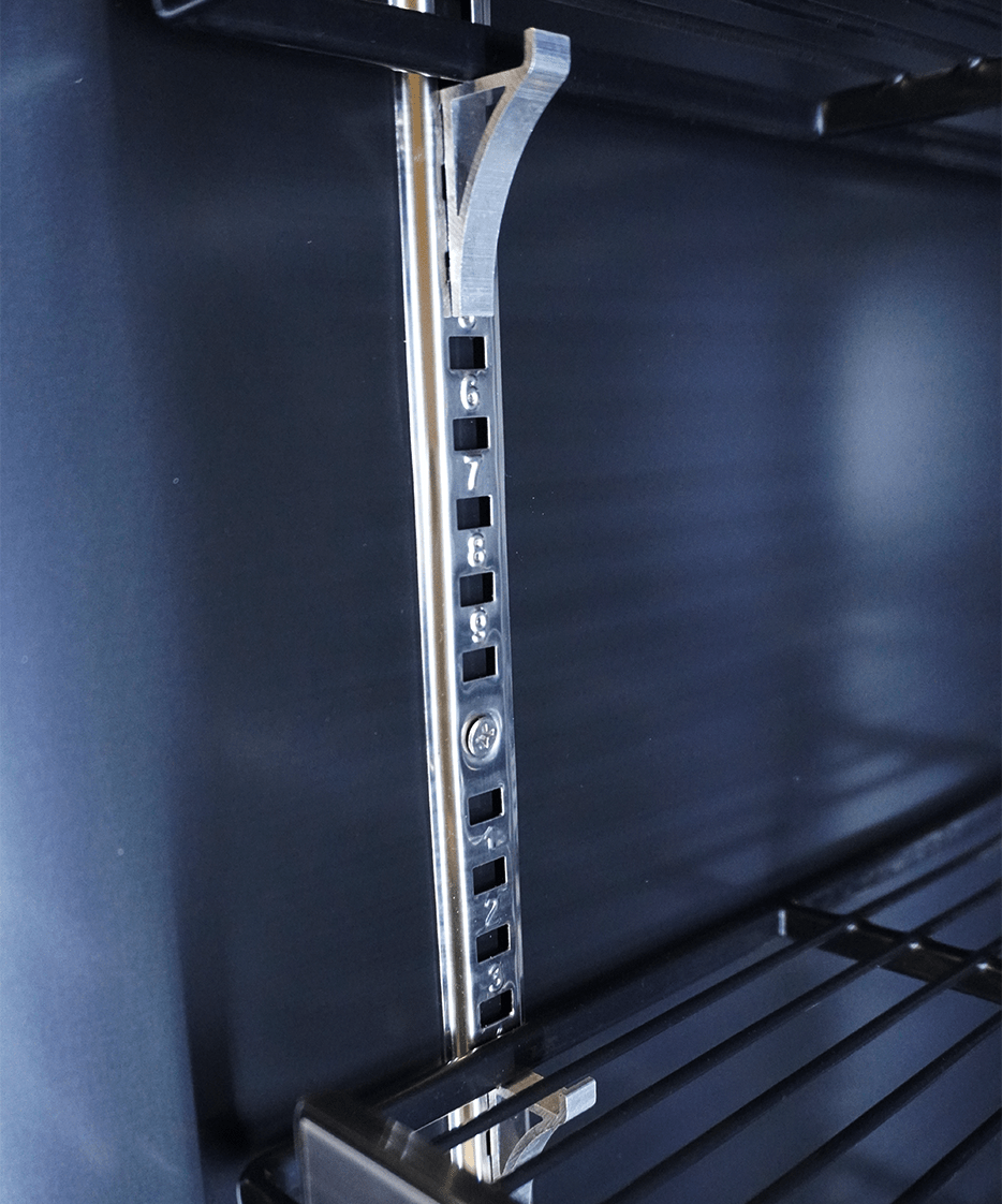 KOELKAST 1 GLASDEUR ZWART CEB-500R BL - aanvullende productfoto 9