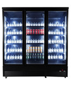 KOELKAST 3 GLASDEUREN ZWART CEB-1600R BL - aanvullende productfoto 8