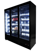 KOELKAST 3 GLASDEUREN ZWART CEB-1600R BL - aanvullende productfoto 9