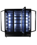 KOELKAST 3 GLASDEUREN ZWART CEB-1600R BL - aanvullende productfoto 4