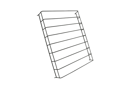 Draadverdeler zwart voor 7526.0100 - Combisteel 7526.9115