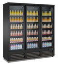VRIESKAST 3 GLASDEUREN ZWART CEB-1600F BL - 7526.0130