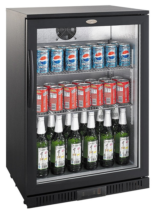 Barkoeler zwart 1 deur - Combisteel 7527.0005