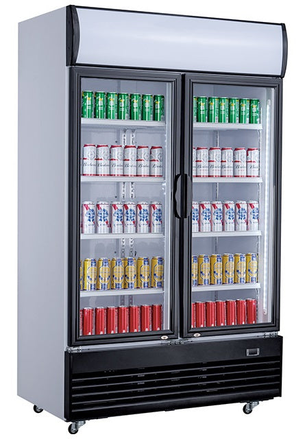KOELKAST 2 GLASDEUREN 800L - 7527.0100