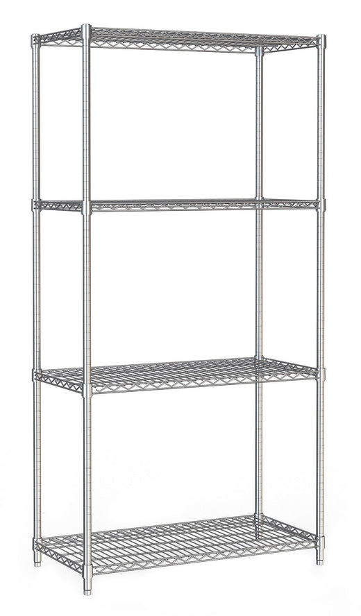 Stelling 4 levels 900 demontabel - Combisteel 7530.0005