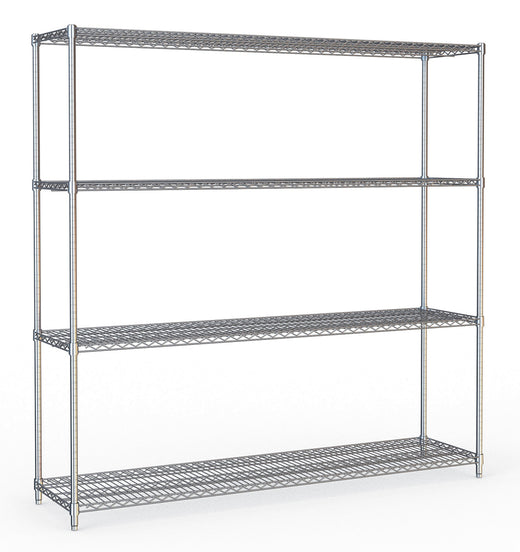 Stelling 4 levels 1800 demontabel - Combisteel 7530.0020