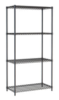 STELLING 4 LEVELS 900 ZWART DEMONTABEL - 7530.0025
