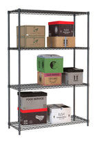 STELLING 4 LEVELS 1200 ZWART DEMONTABEL - aanvullende productfoto 1