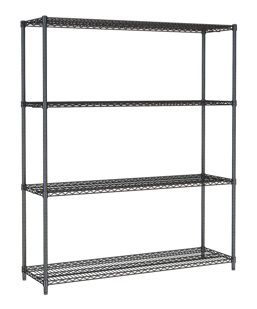 Stelling 4 levels 1500 zwart demontabel - Combisteel 7530.0035