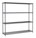 STELLING 4 LEVELS 1800 ZWART DEMONTABEL - 7530.0040