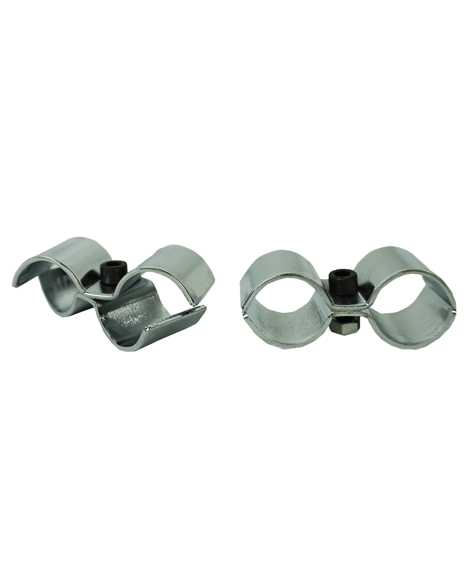 SET VAN 2 KOPPELBEUGELS CHROOM TBV 7530.0005-0010-0015-0020 - 7530.9000