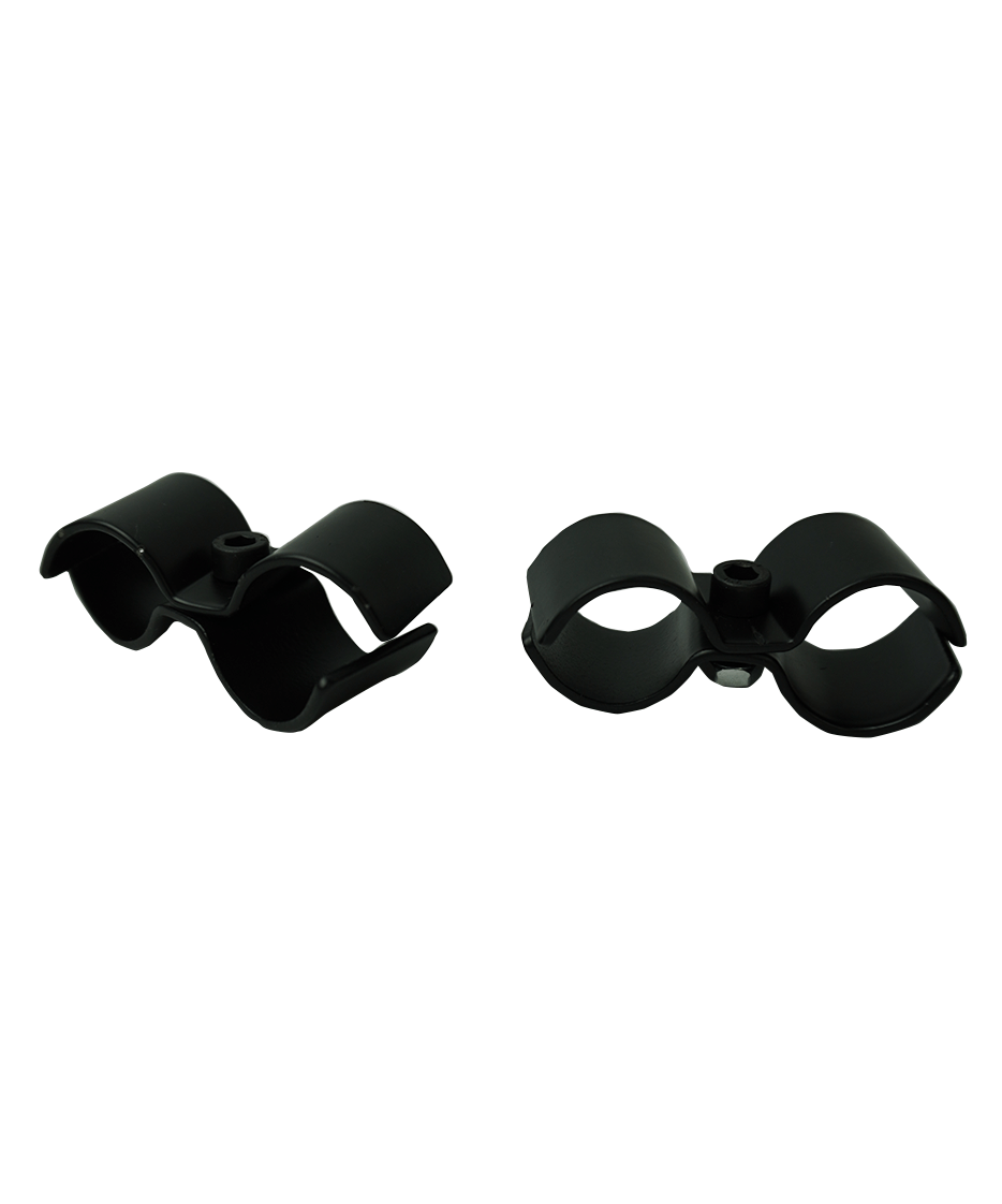 SET VAN 2 KOPPELBEUGELS ZWART TBV 7530.0025-0030-0035-0040 - 7530.9005