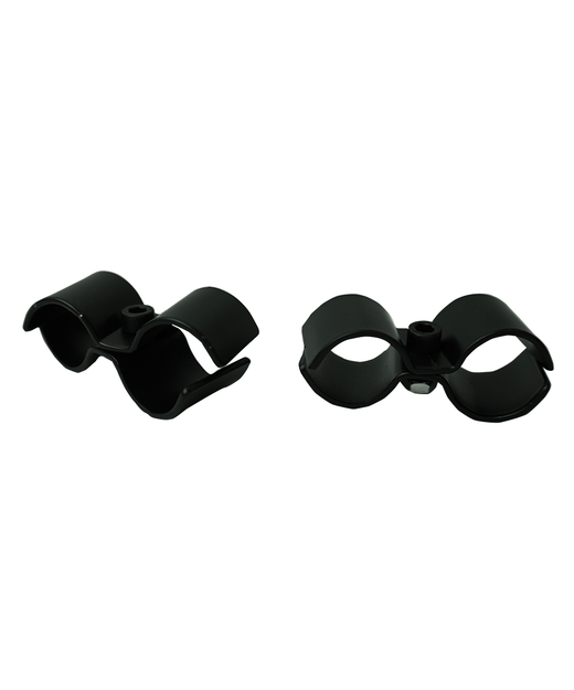 Set van 2 koppelbeugels zwart tbv 7530.0025-0030-0035-0040 - Combisteel 7530.9005