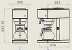 KOFFIEMACHINE INCL. 1 GLAZEN KOFFIEKAN 1.8L - aanvullende productfoto 9