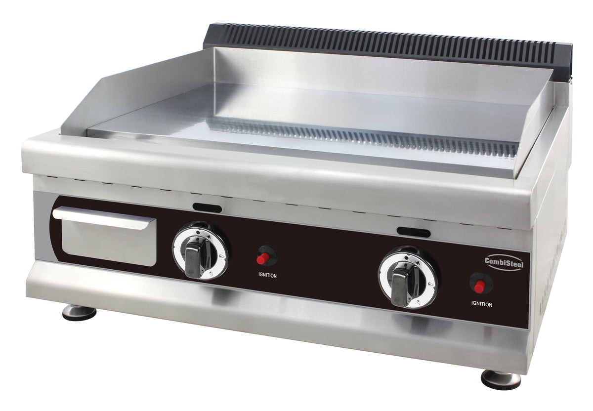 Gas griddle chrome 650 propane - Combisteel 7539.0035