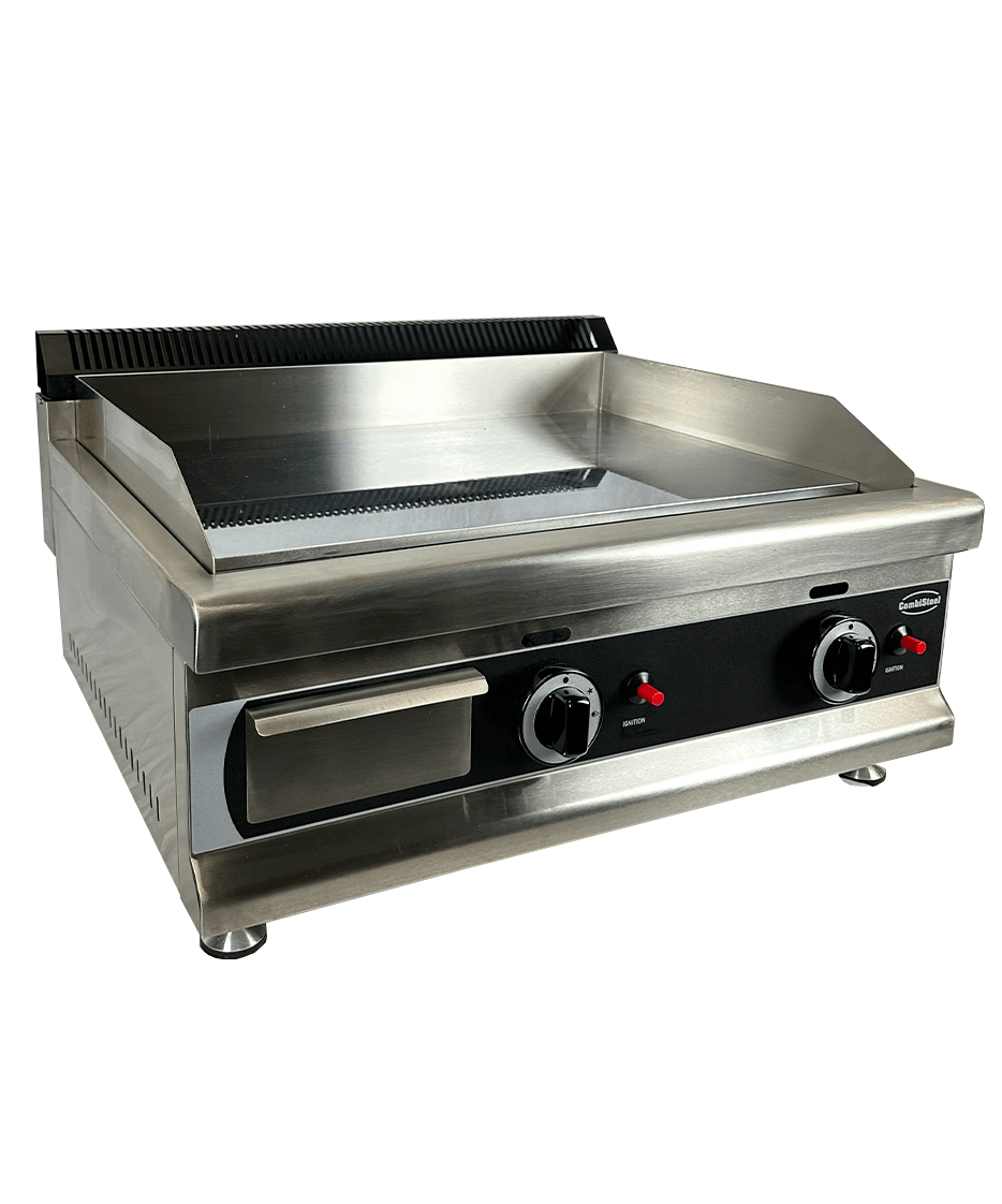 Gas griddle chrome 650 propane - Combisteel 7539.0035