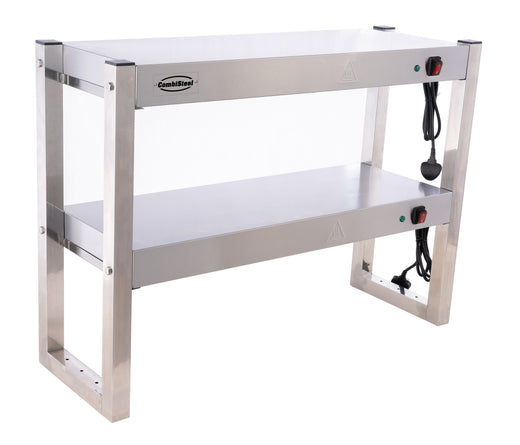 Etagere halogeen verwarmd 2 niveaus 900 demontabel - Combisteel 7539.0045