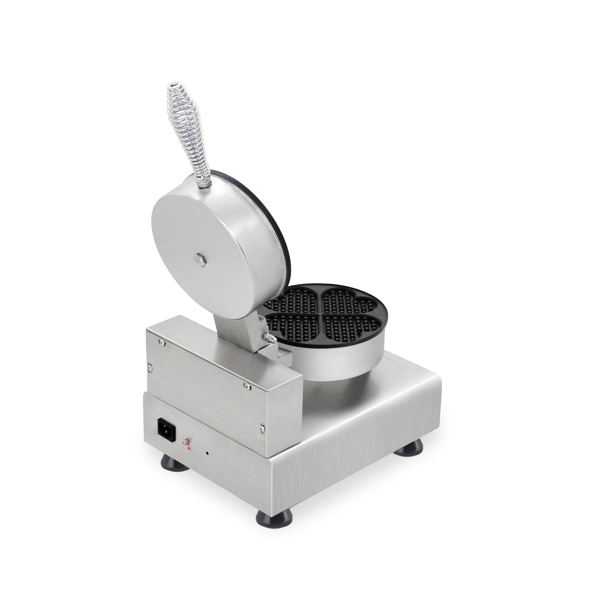Waffle maker 4ST heart shape - Combisteel 7540.0050