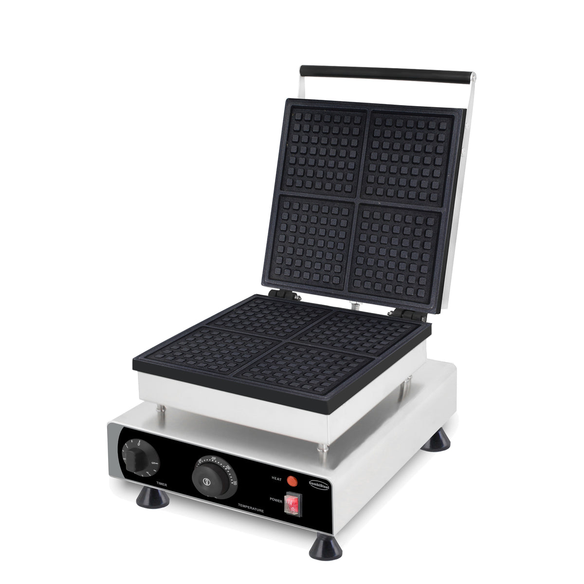 WAFELIJZER 4ST VIERKANTE WAFELS - 7540.0085
