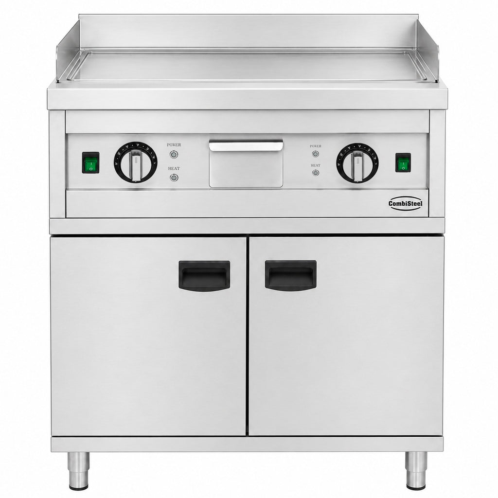 ENTRY 700 BAKPLAAT ELEKTRISCH CHROOM DUBBEL - aanvullende productfoto 1