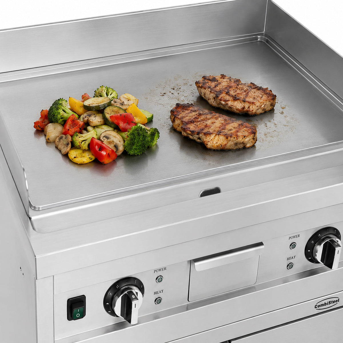 Entry 700 electric griddle chrome double - Combisteel 7545.0020