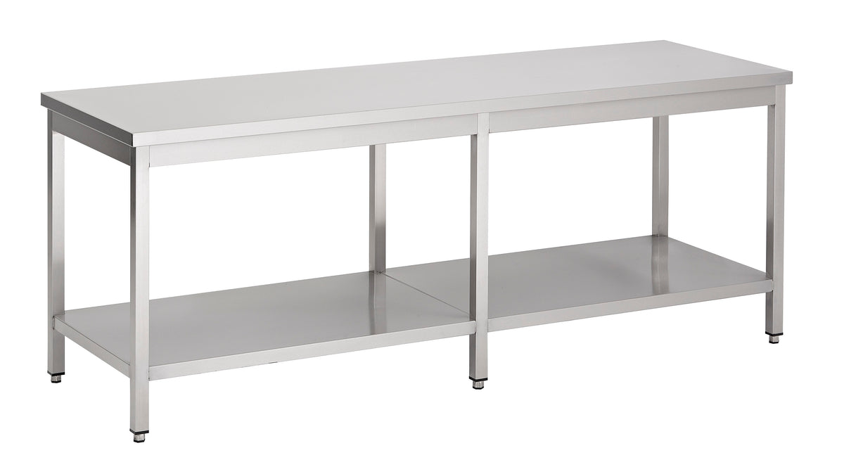 Work table with undershelf - 2400x700 mm - Combisteel 7812.0031