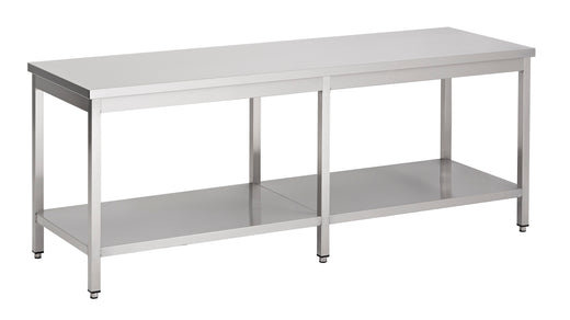 Work table with undershelf - 2400x600 mm - Combisteel 7812.0053