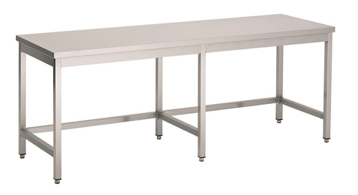 Work table with open stand - 2700x600 mm - Combisteel 7812.0153